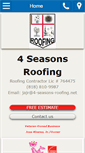 Mobile Screenshot of 4-seasons-roofing.net